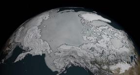 image of Arctic sea ice on March 7, 2017