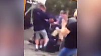 Erith 'mass school brawl' caught on camera