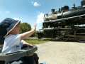 Kids can ride the rails (or stay in their strollers) this weekend at Heritage Park.