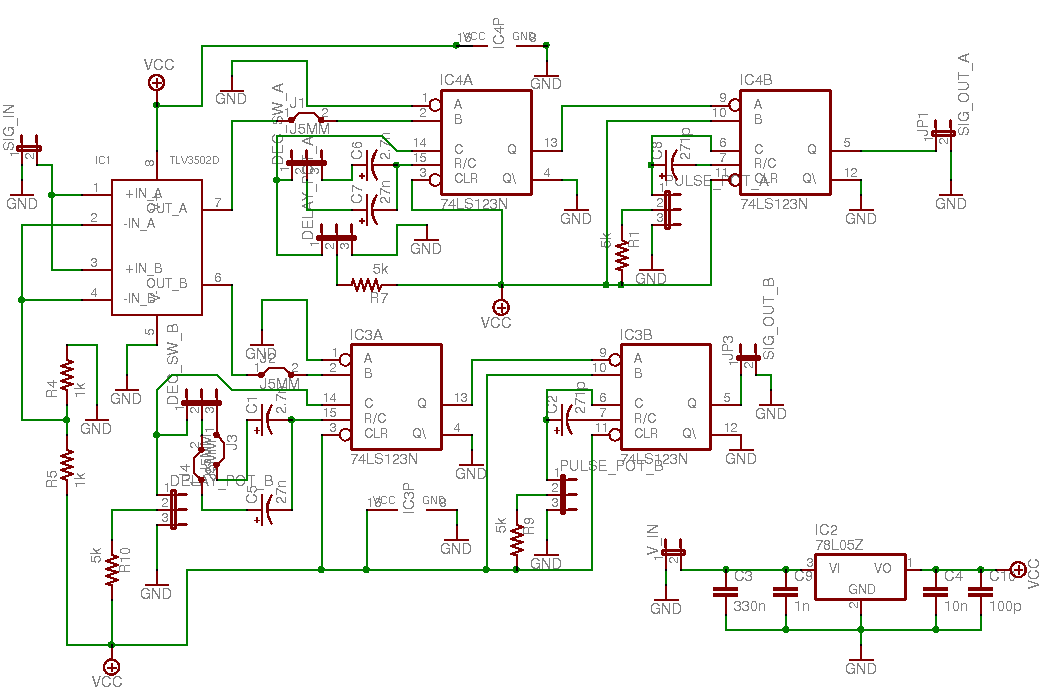 Figure 3: Delay Generator Schematic
